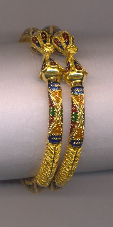 GOLD BANGLE PLAIN FANCY