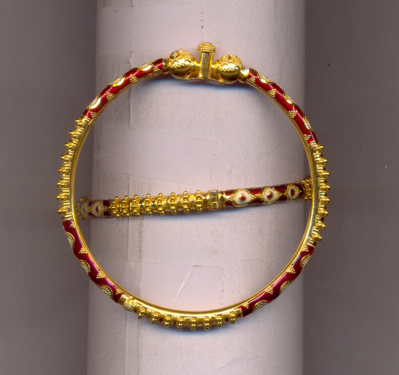 GOLD BANGLE PLAIN FANCY
