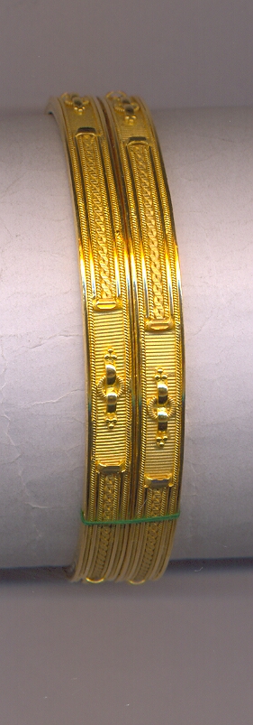 GOLD BANGLE PLAIN FANCY
