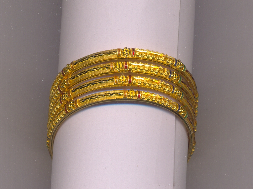GOLD BANGLE PLAIN FANCY