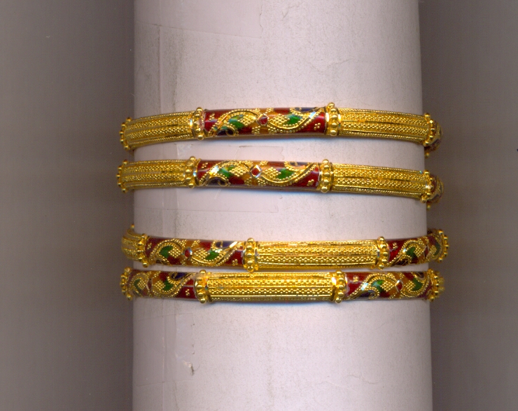GOLD BANGLE PLAIN FANCY