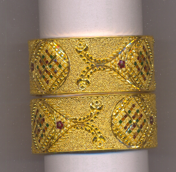 GOLD BANGLE PLAIN FANCY