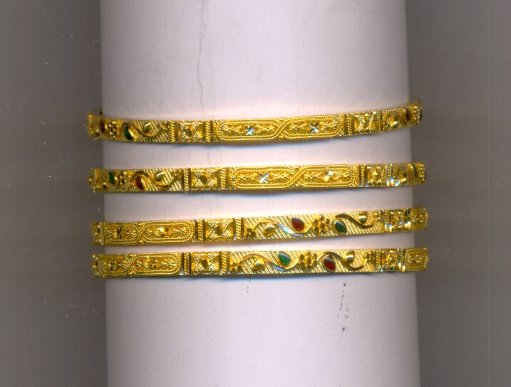 GOLD BANGLE PLAIN FANCY