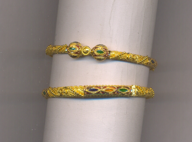 GOLD BANGLE PLAIN FANCY