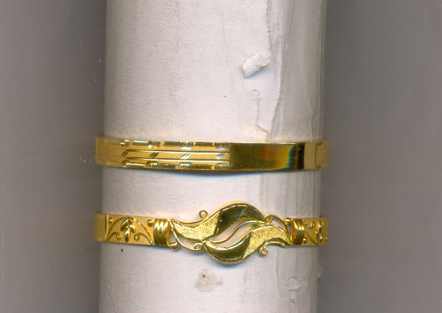 GOLD BANGLE PLAIN FANCY
