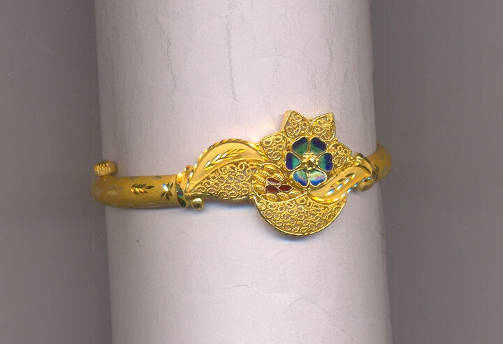 GOLD BANGLE PLAIN FANCY