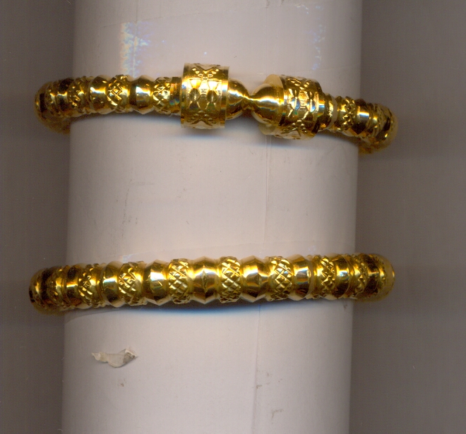 GOLD BANGLE PLAIN FANCY