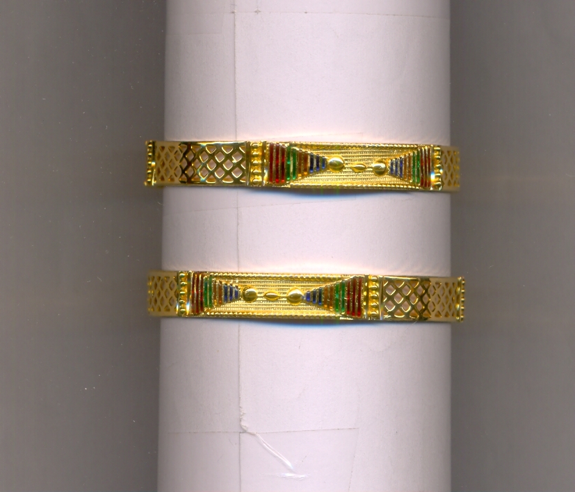 GOLD BANGLE PLAIN FANCY