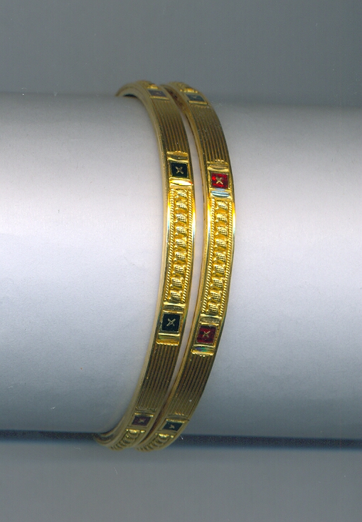 GOLD BANGLE PLAIN FANCY