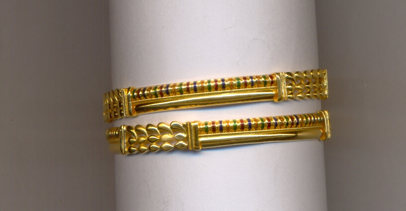 GOLD BANGLE PLAIN FANCY