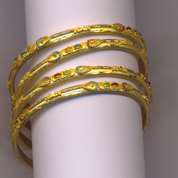 GOLD BANGLE PLAIN FANCY