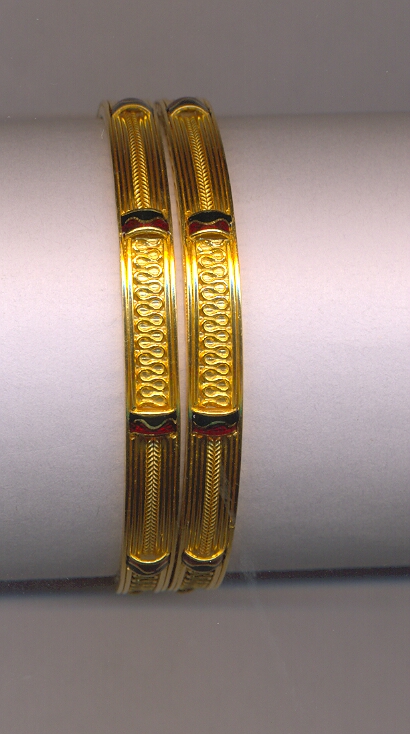 GOLD BANGLE PLAIN FANCY