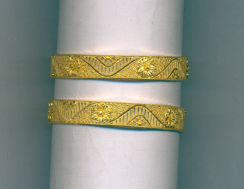 GOLD BANGLE PLAIN FANCY