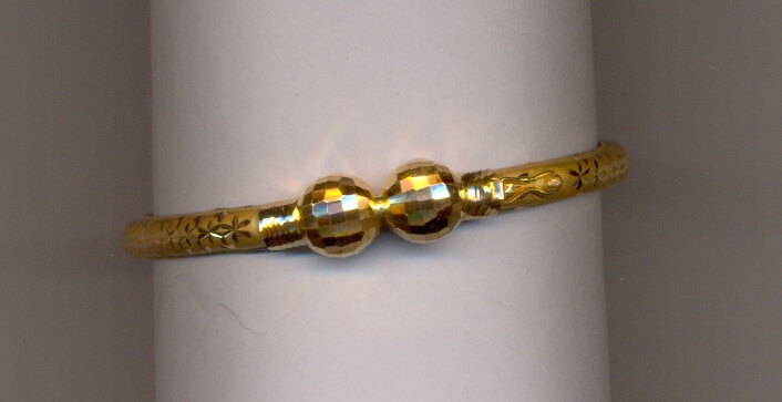 GOLD BANGLE PLAIN FANCY