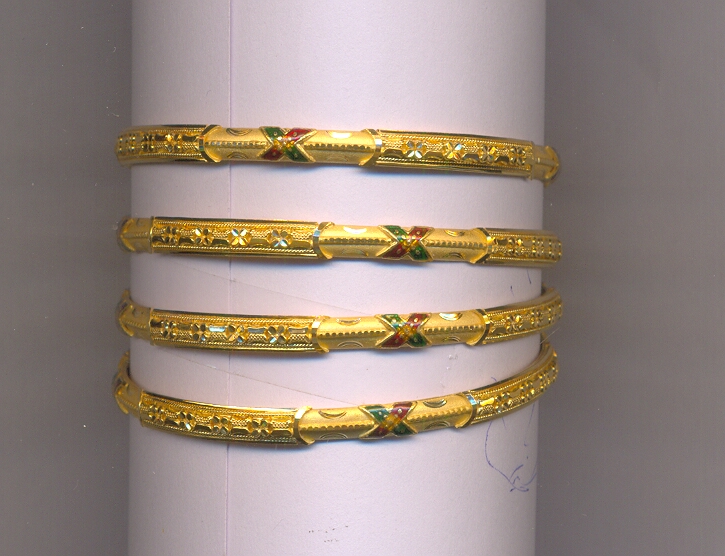 GOLD BANGLE PLAIN FANCY