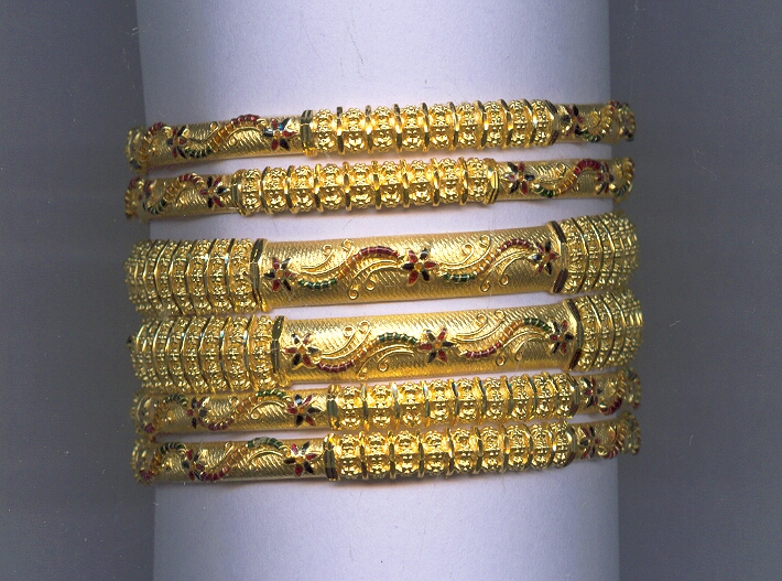 GOLD BANGLE PLAIN FANCY