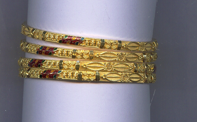 GOLD BANGLE PLAIN FANCY