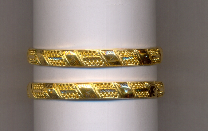 GOLD BANGLE PLAIN FANCY
