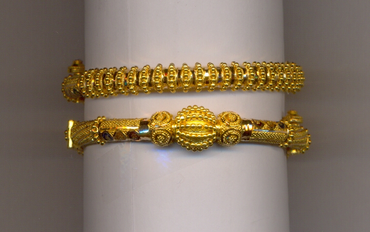 GOLD BANGLE PLAIN FANCY