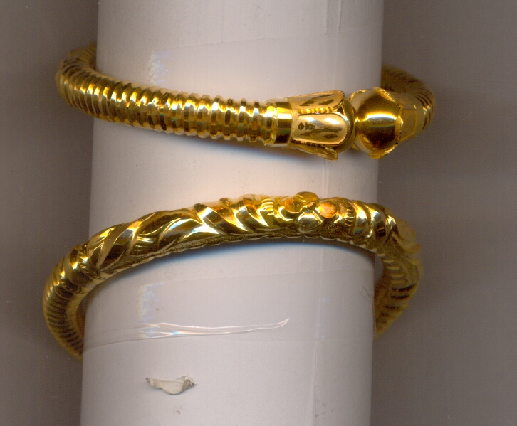 GOLD BANGLE PLAIN FANCY