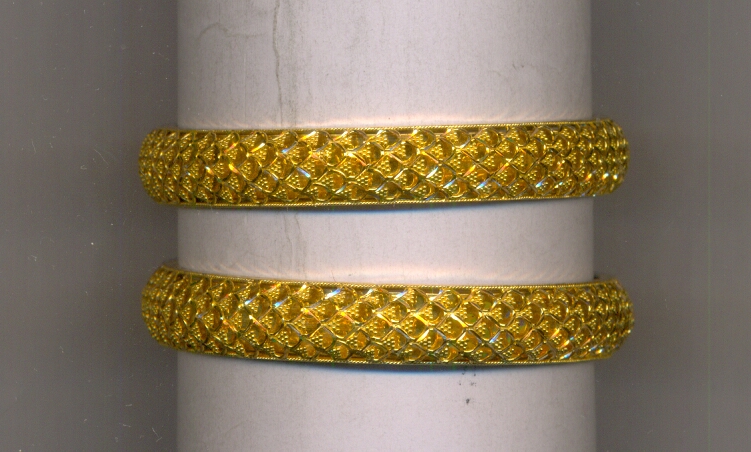 GOLD BANGLE PLAIN FANCY