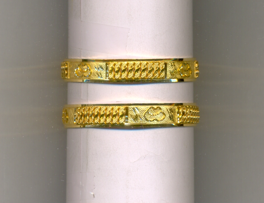 GOLD BANGLE PLAIN FANCY