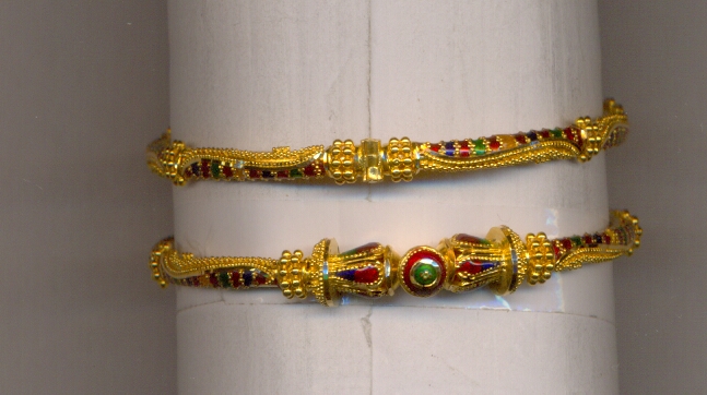 GOLD BANGLE PLAIN FANCY