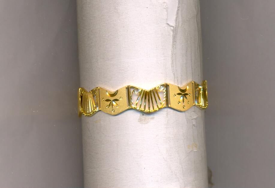 GOLD BANGLE PLAIN FANCY