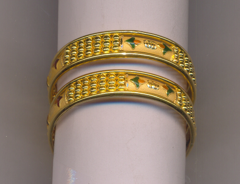 GOLD BANGLE PLAIN FANCY