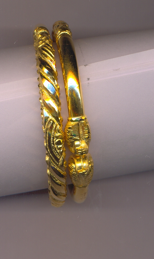 GOLD BANGLE PLAIN FANCY