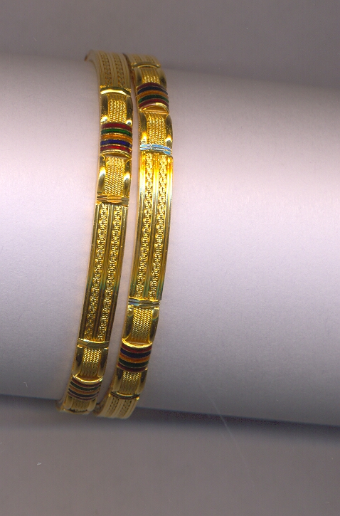 GOLD BANGLE PLAIN FANCY