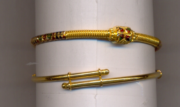 GOLD BANGLE PLAIN FANCY