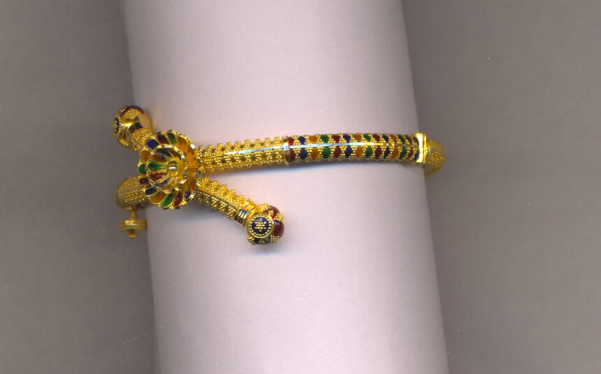 GOLD BANGLE PLAIN FANCY