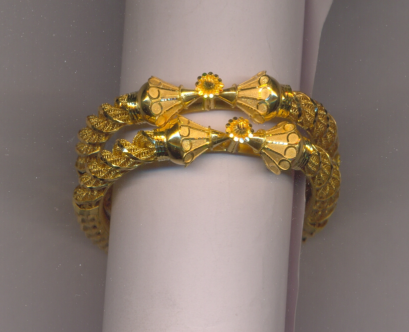 GOLD BANGLE PLAIN FANCY
