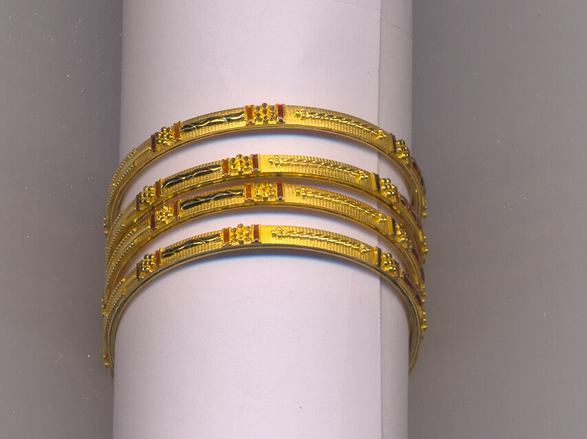 GOLD BANGLE PLAIN FANCY