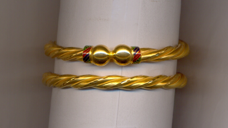 GOLD BANGLE PLAIN FANCY