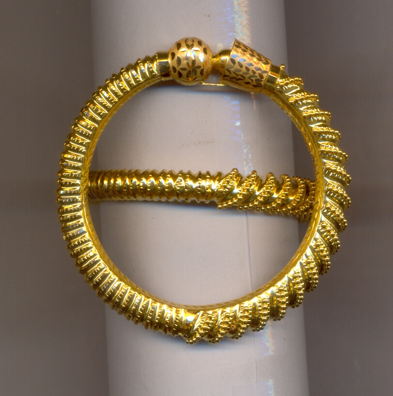 GOLD BANGLE PLAIN FANCY