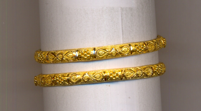 GOLD BANGLE PLAIN FANCY