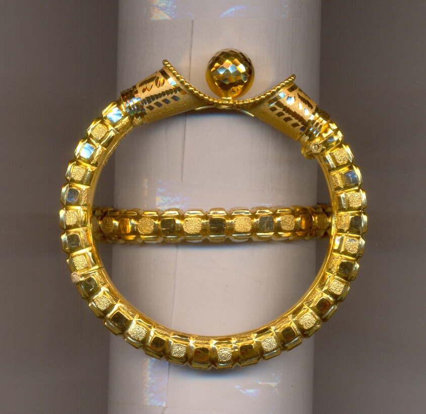 GOLD BANGLE PLAIN FANCY