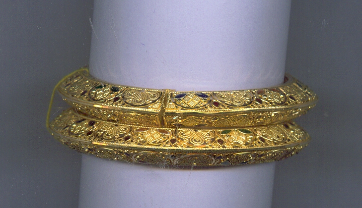 GOLD BANGLE PLAIN FANCY