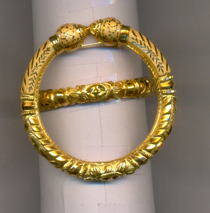 GOLD BANGLE PLAIN FANCY