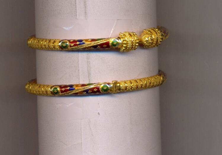 GOLD BANGLE PLAIN FANCY