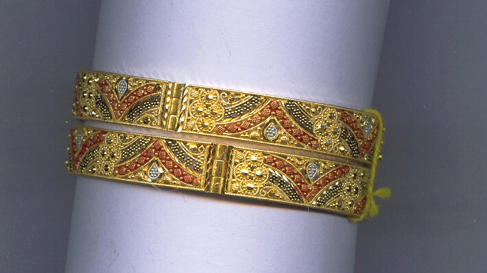GOLD BANGLE PLAIN FANCY
