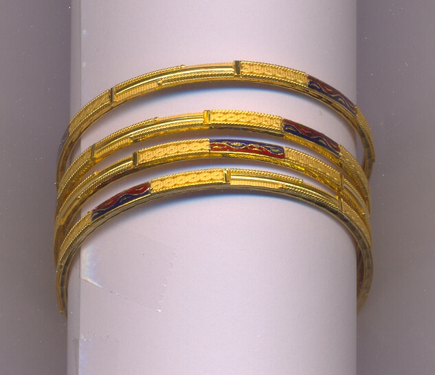 GOLD BANGLE PLAIN FANCY