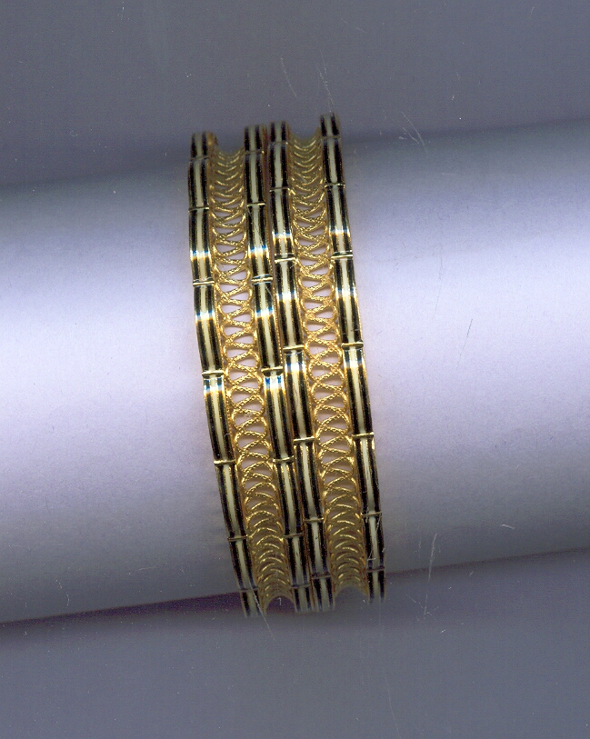 GOLD BANGLE PLAIN FANCY