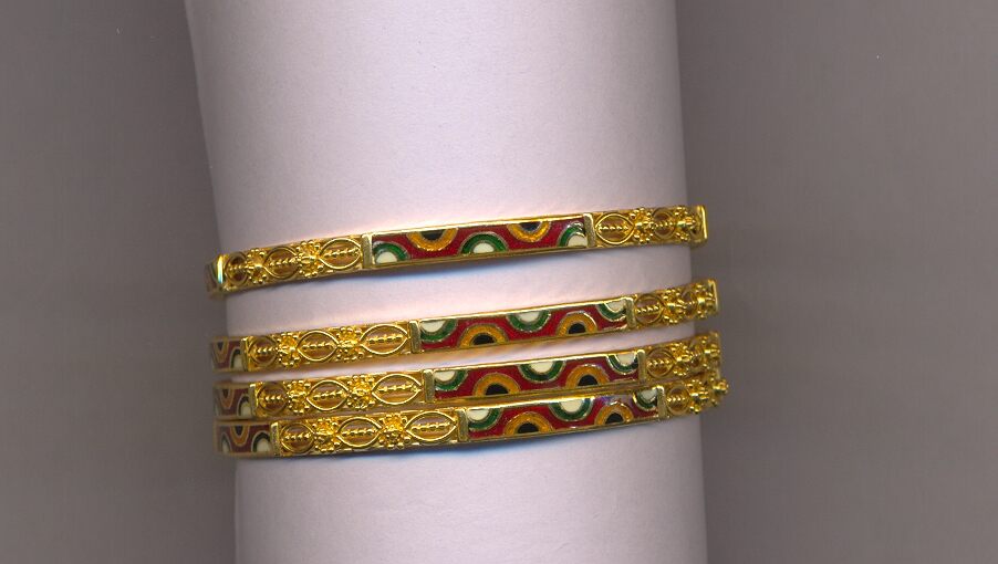 GOLD BANGLE PLAIN FANCY