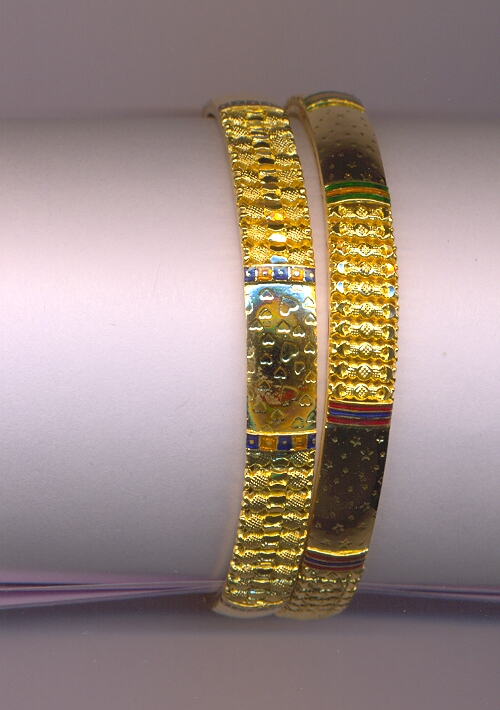 GOLD BANGLE PLAIN FANCY