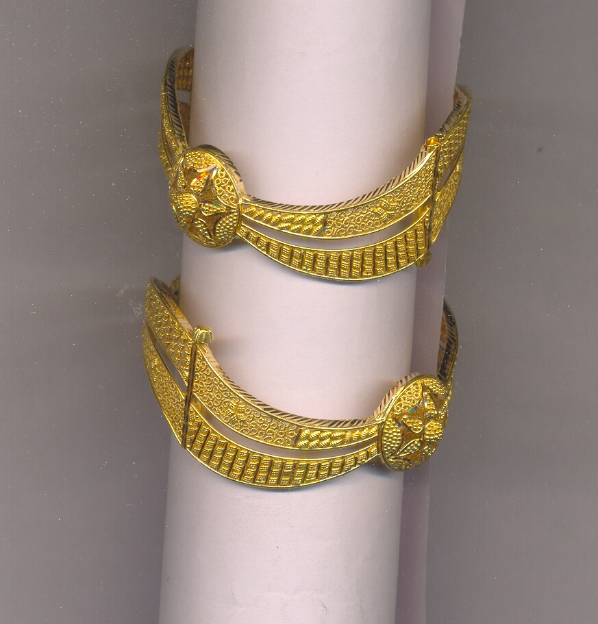 GOLD BANGLE PLAIN FANCY