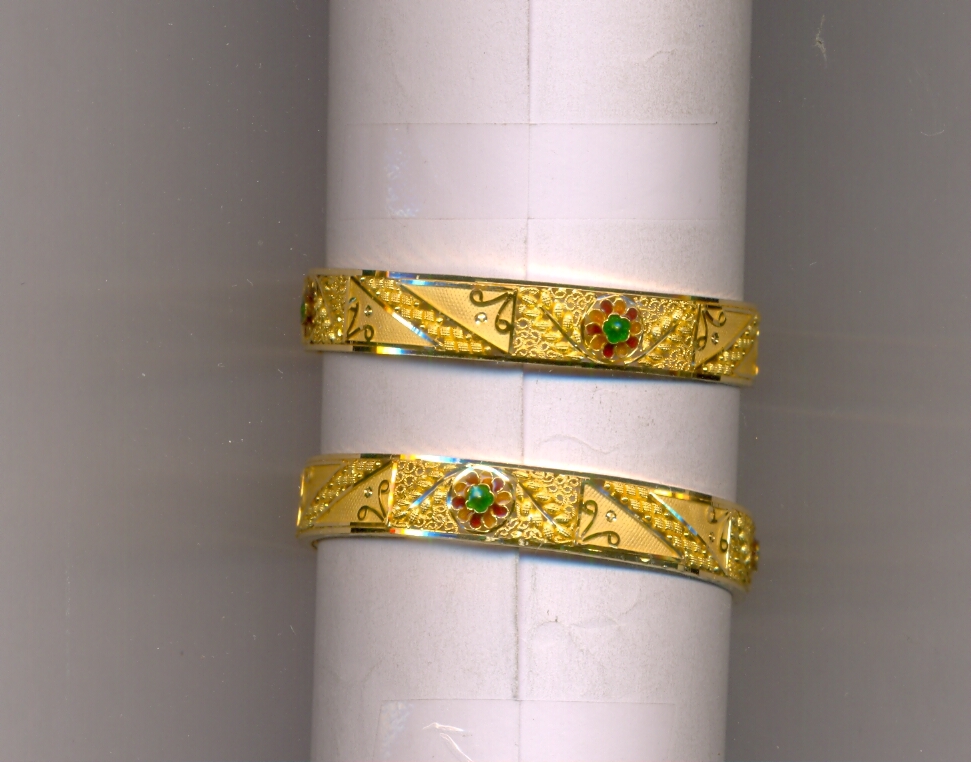 GOLD BANGLE PLAIN FANCY