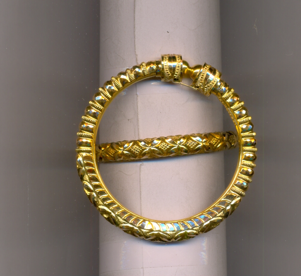 GOLD BANGLE PLAIN FANCY
